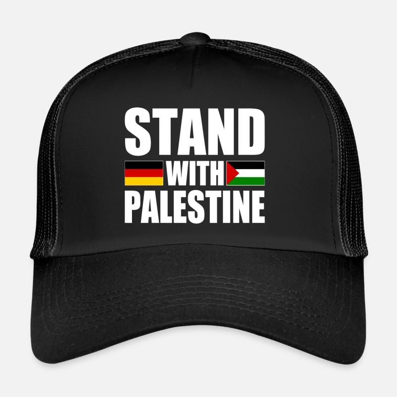 Stand with palestine Casquette trucker 