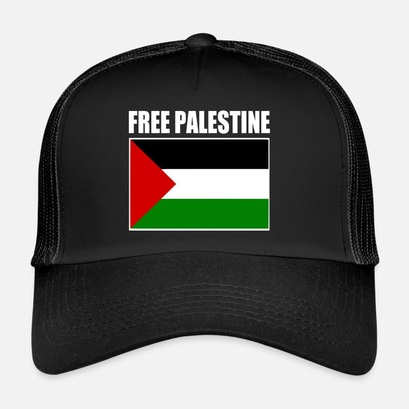 Free palestine - Trucker cap - sort/sort