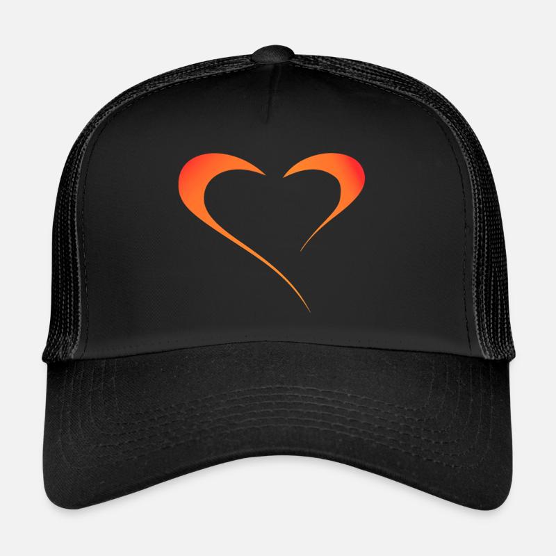 Farbenspiel der Liebe - Trucker Cap - Schwarz/Schwarz