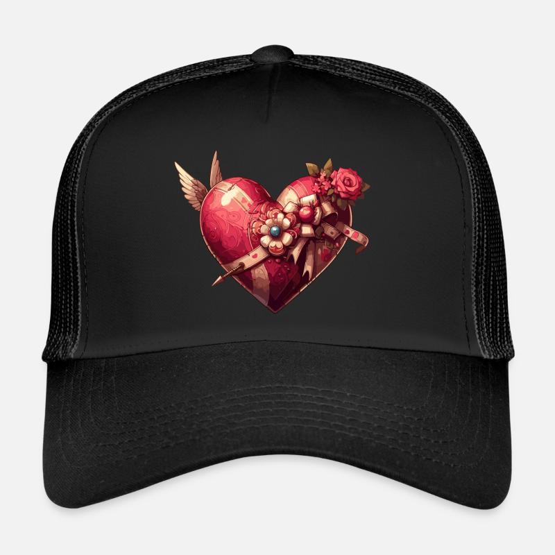 Steampunk-Herz Trucker Cap