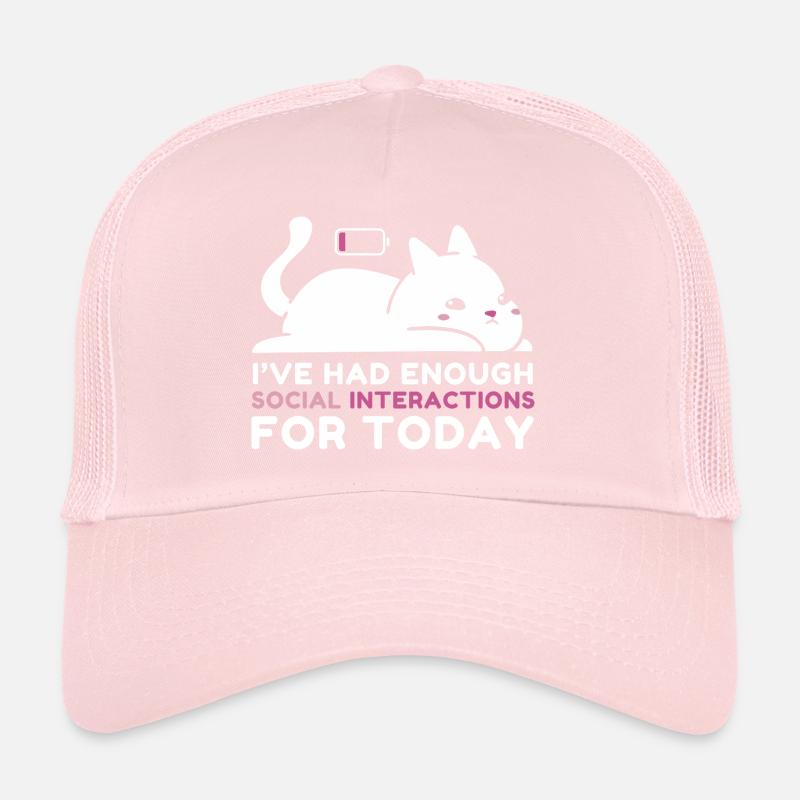 Suffisamment d’interactions sociales Casquette trucker 