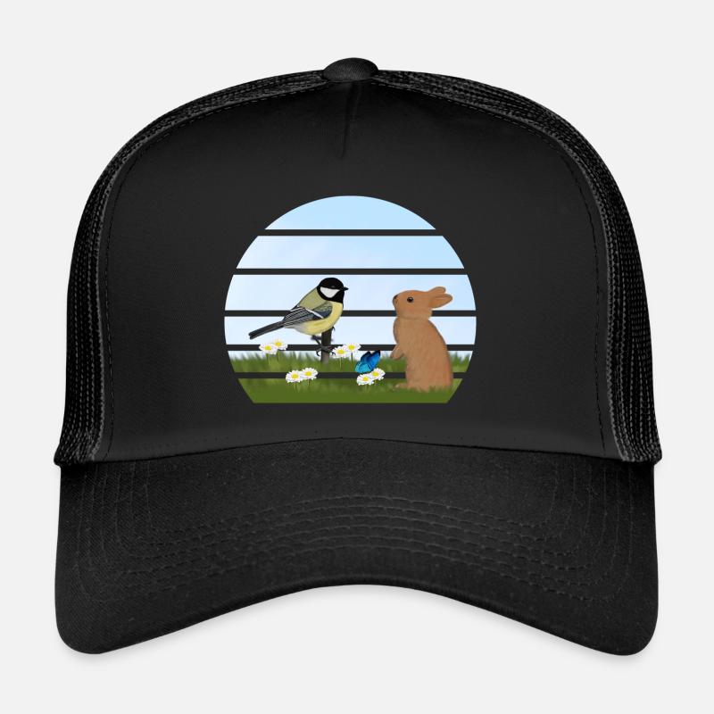 Great Bird Rabbit Easter Spring Trucker Cap