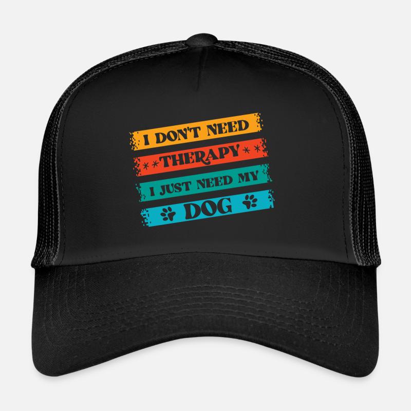 Hundeliebe - Trucker Cap - Schwarz/Schwarz