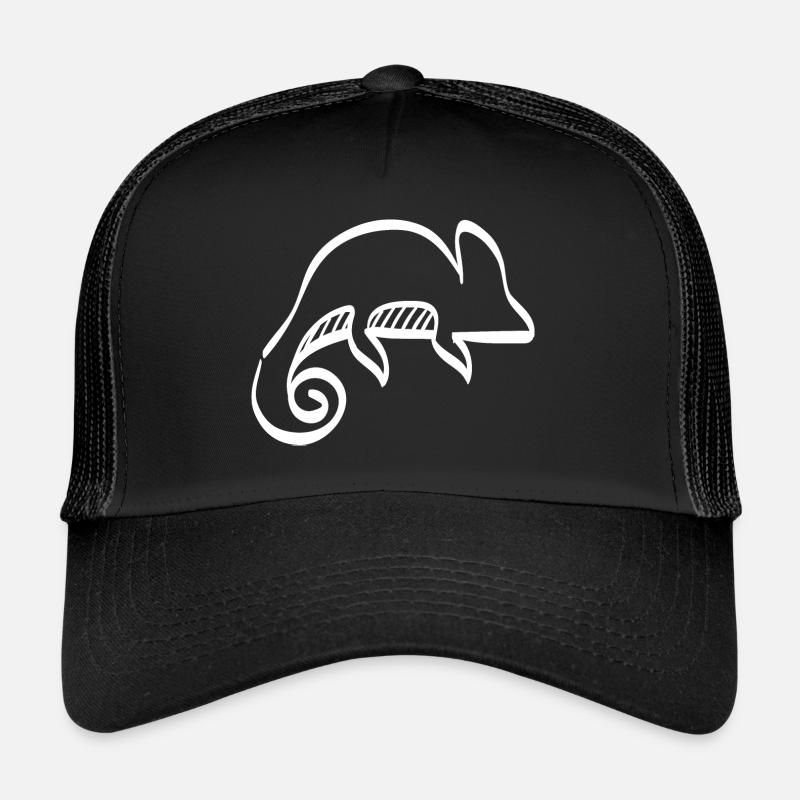 Chamäleon - Trucker Cap - Schwarz/Schwarz