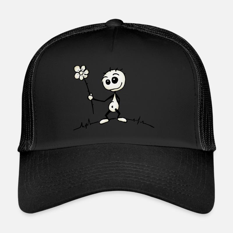little spring summer sun flower guy gift Trucker Cap