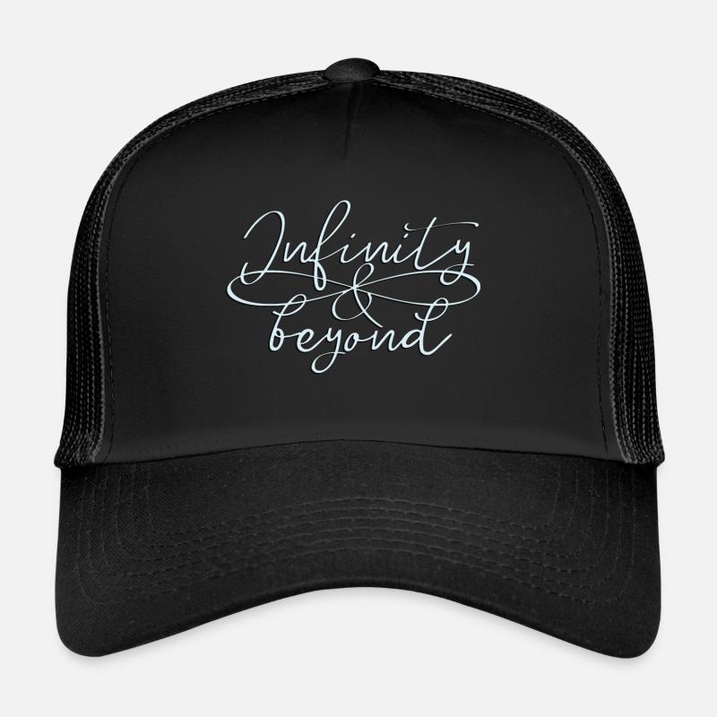 Freundschaftssymbol Unendlichkeitssymbol Infinity - Trucker Cap - Schwarz/Schwarz