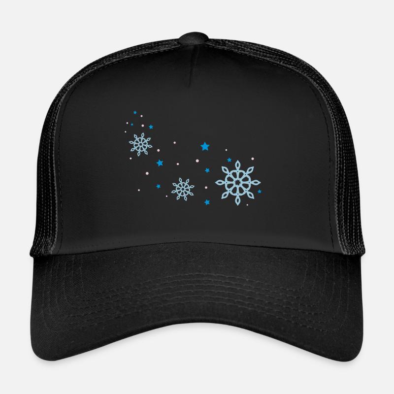 flocons de neige Casquette trucker 