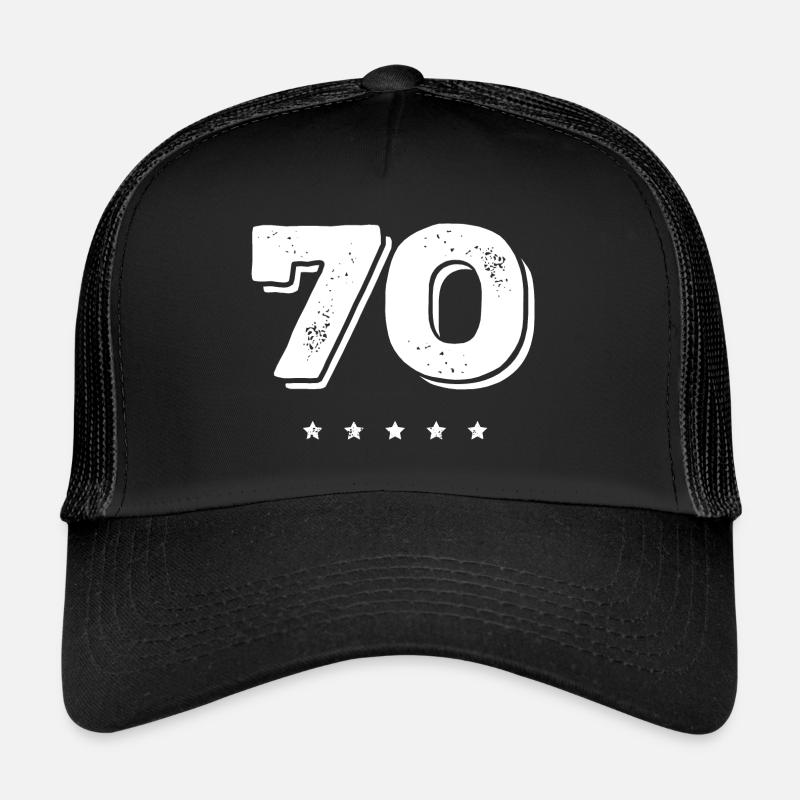 70 Zahl Trikot Trucker Cap