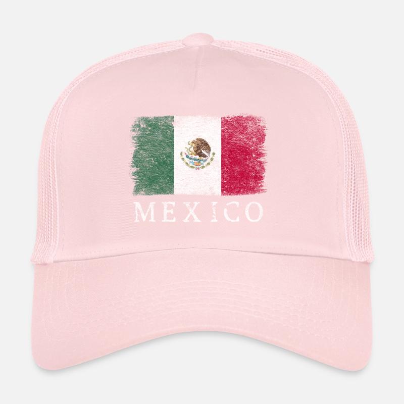 Mexique Drapeau mexicain Drapeau du Mexique Casquette trucker 