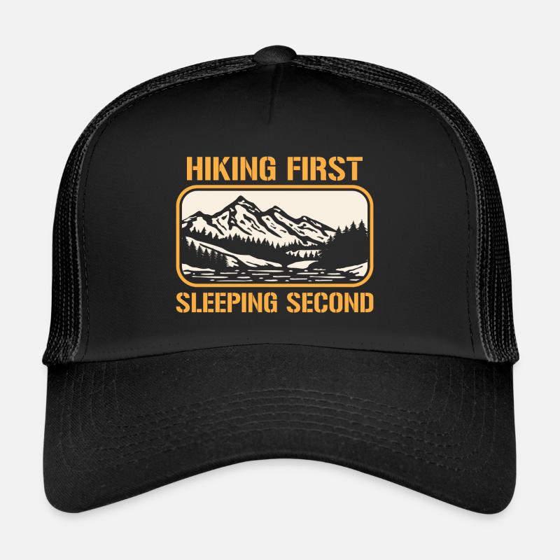 Hiking First Sleeping Second, Hiking Coach Instruc Casquette trucker 