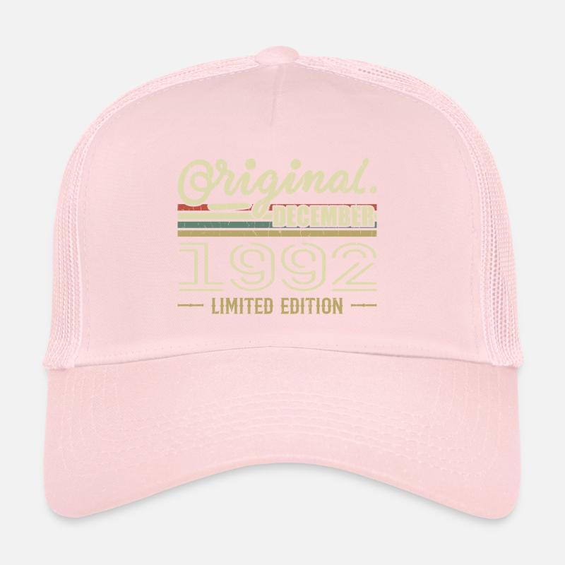 Dezember 1992 Geburtstag Dezember 1992 Dezember Trucker Cap