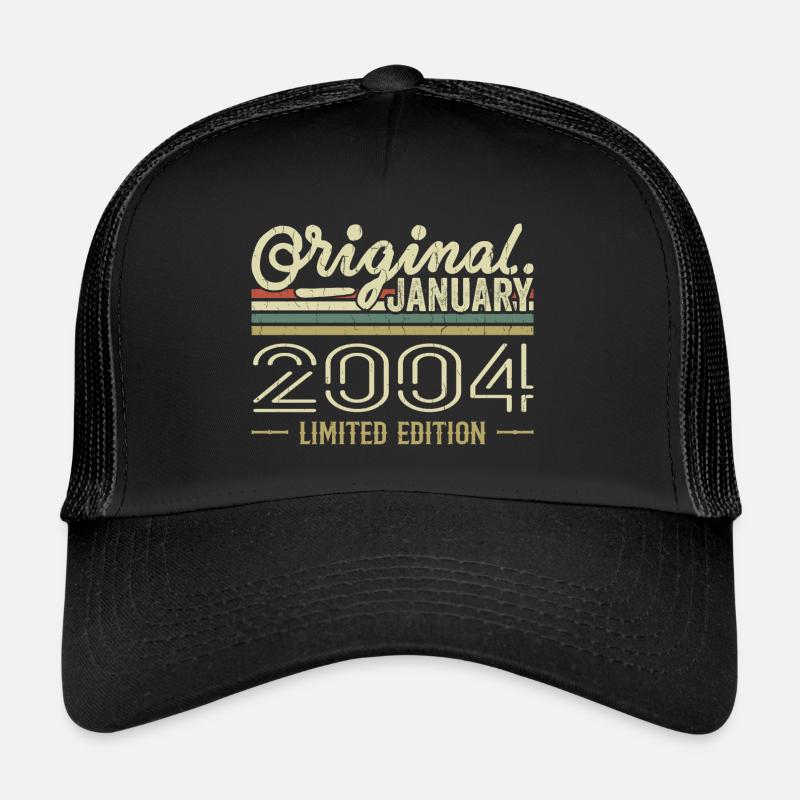 January 2004 Birthday January 2004 Gift 2004 Trucker Cap
