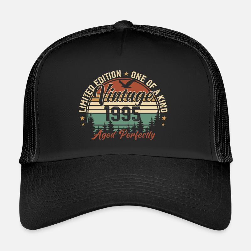 Vintage 1995 Retro 1995 Birthday Gift 1995 Trucker Cap