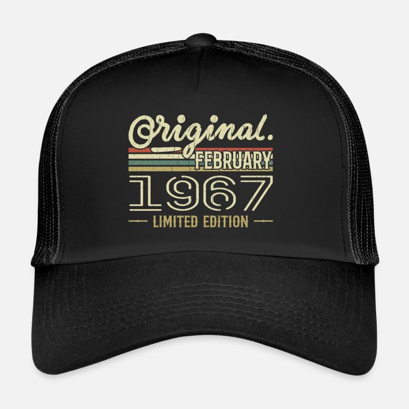 February 1967 Gift - February 1967 Birthday Trucker Cap