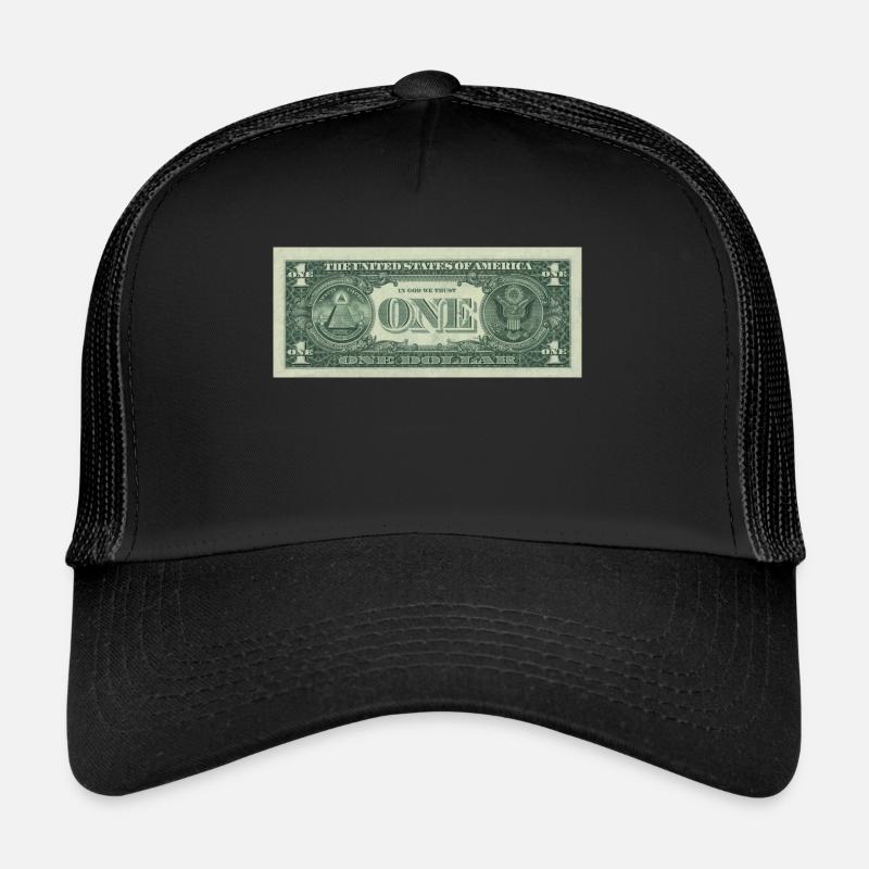 One Dollar Bill. A dollar bill Trucker Cap