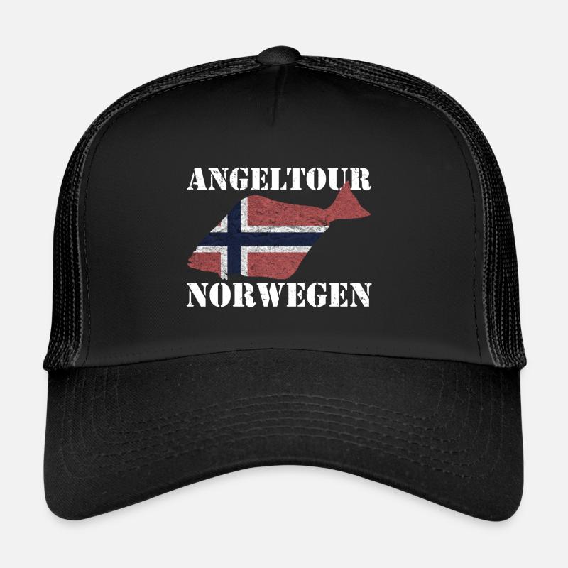 Angeltour Norwegen Heilbutt Trucker Cap