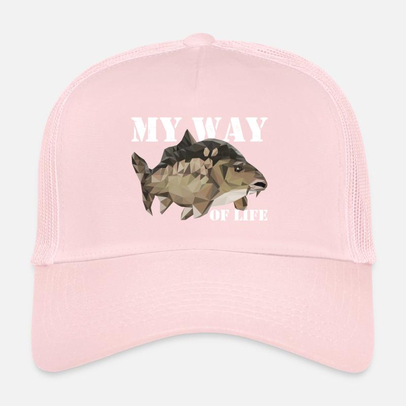 Carpe miroir - Pêche de la carpe Casquette trucker 
