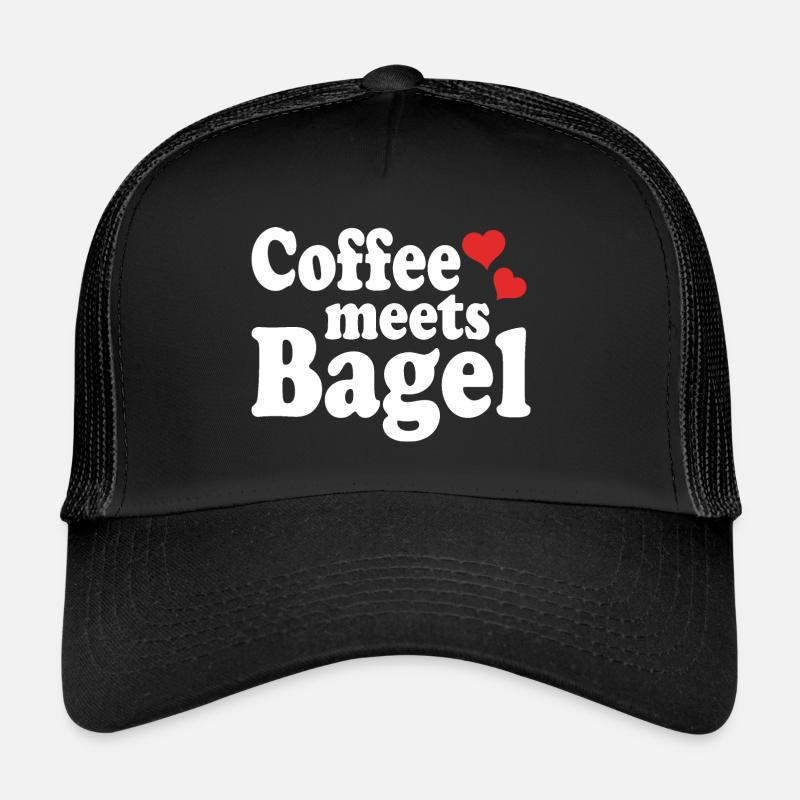Le café rencontre Bagel Casquette trucker 