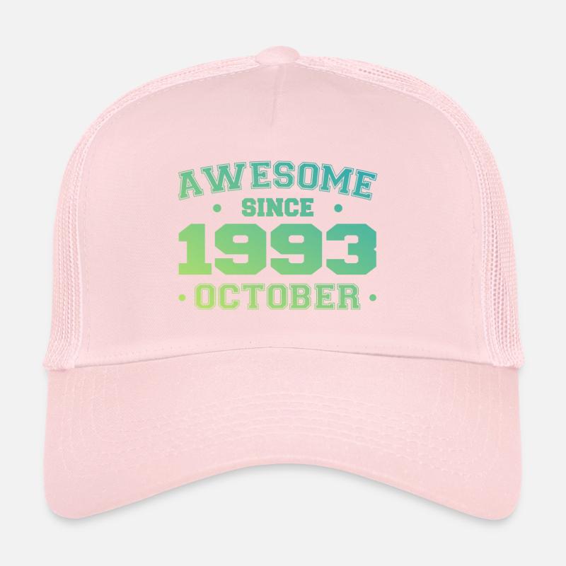 Octobre 1993 - Cadeau Anniversaire Octobre 1993 Casquette trucker 