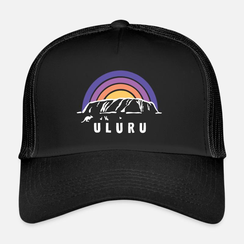 Uluru Ayers Rock Australie Down Under Souvenir Casquette trucker 