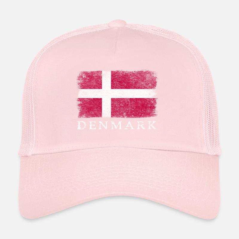 Danemark Drapeau danois Drapeau du Danemark Casquette trucker 