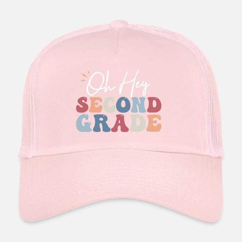 Oh Hey Second Grade Teacher Student 2nd Grade Trucker Cap