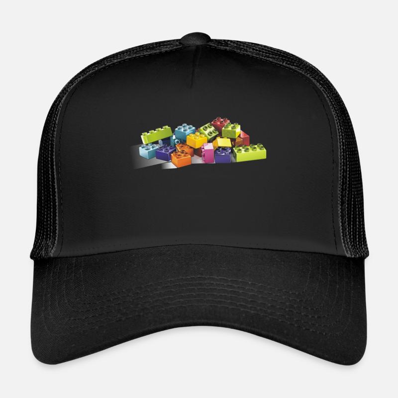 blocs de construction - Casquette trucker  - noir/noir