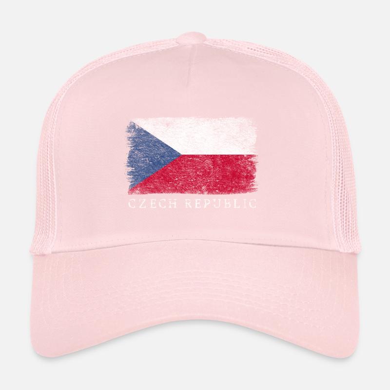 République tchèque Drapeau tchèque Casquette trucker 