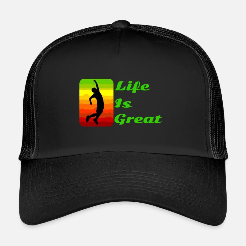 La vie est belle! Casquette trucker 