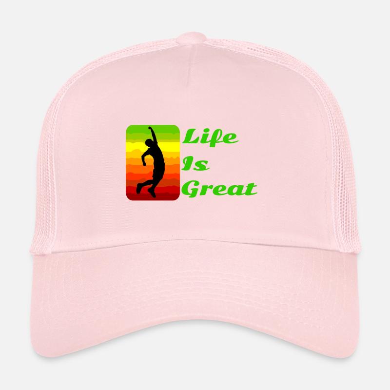 La vie est belle! Casquette trucker 