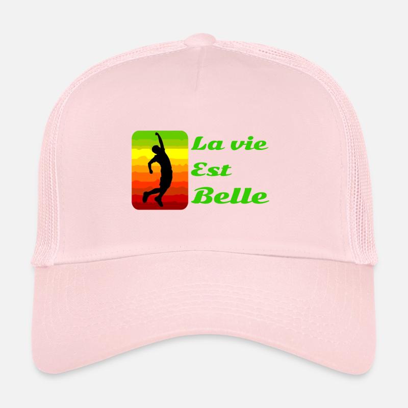 La vie est belle! Casquette trucker 