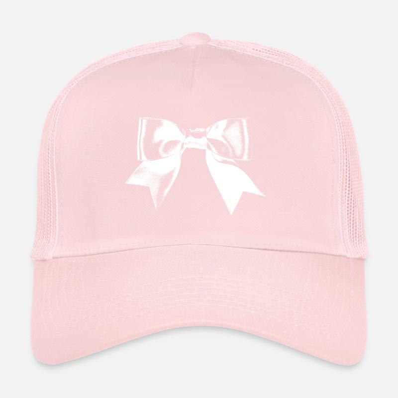 Retro Bow Illustration Trucker Cap
