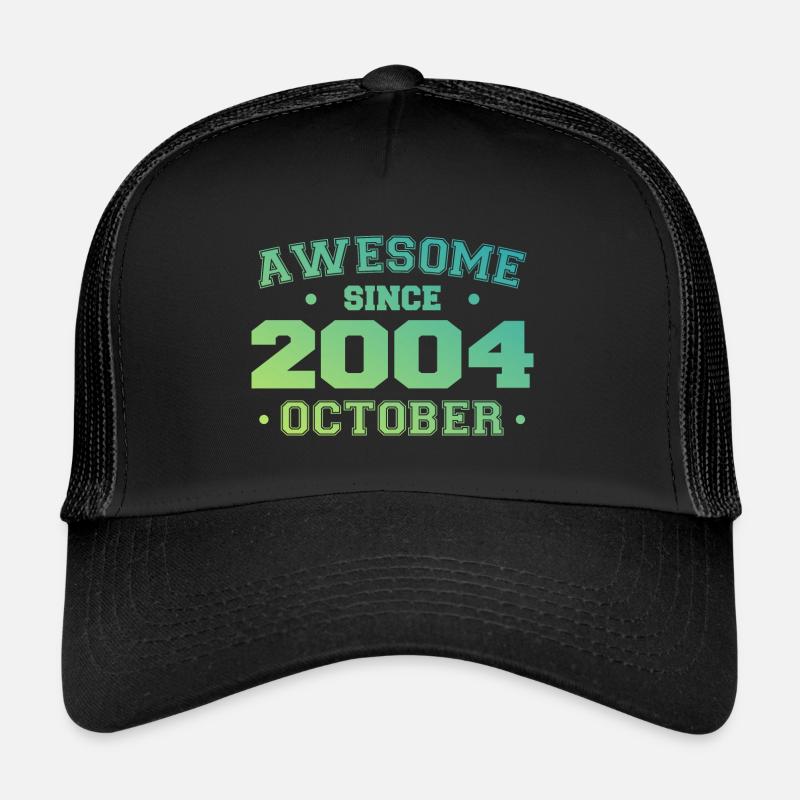 Octobre 2004 - Cadeau Anniversaire Octobre 2004 Casquette trucker 