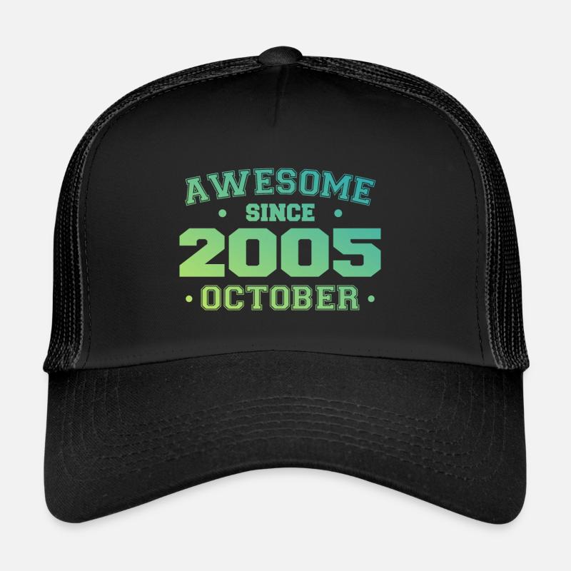 Octobre 2005 - Cadeau Anniversaire Octobre 2005 Casquette trucker 