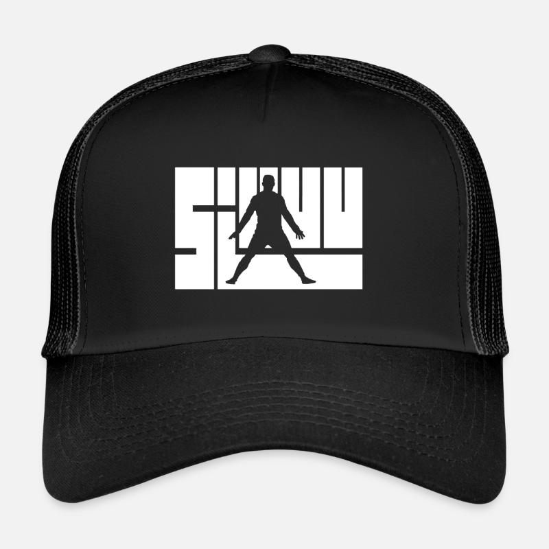 Siuuu - Trucker Cap - Schwarz/Schwarz