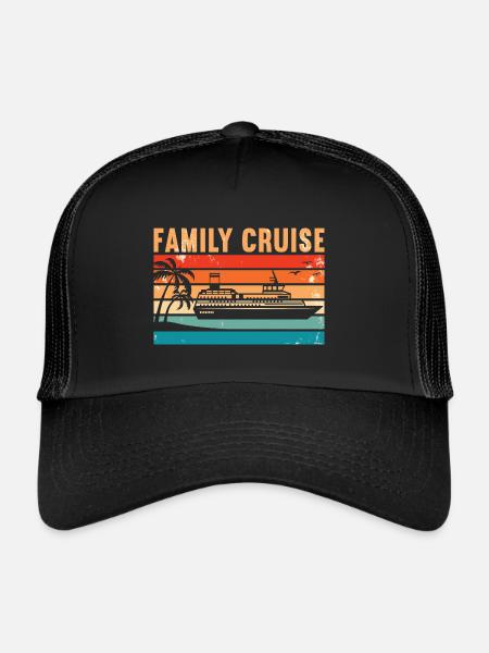 Family Cruise - Trucker Cap - black/black - Front
