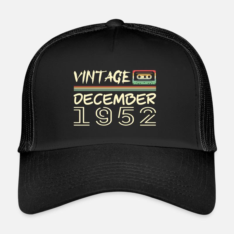 1952 Décembre 1952 Jubilé Décembre 1952 Casquette trucker 