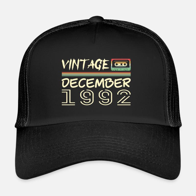 1992 Décembre 1992 Jubilé Décembre 1992 Casquette trucker 