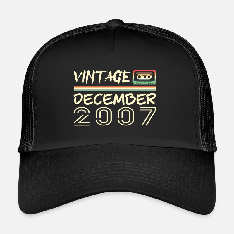 2007 Décembre 2007 Jubilé Décembre 2007 Casquette trucker 