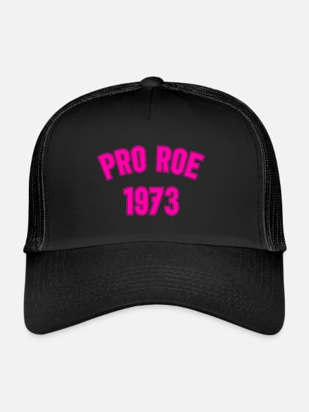 1973 Pro Roe - Casquette trucker  - noir/noir - Devant