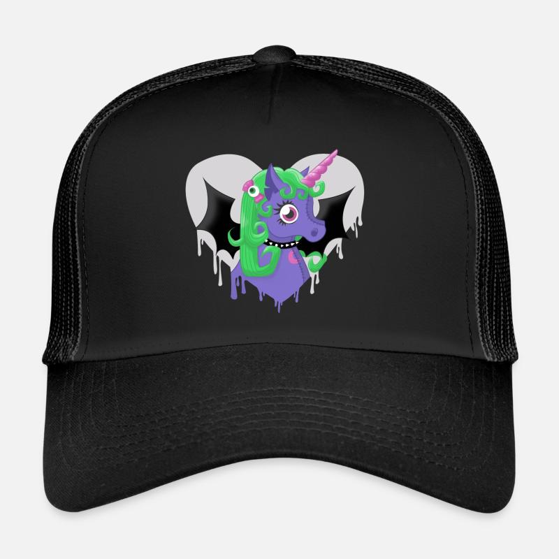 Creepy Cute Unicorn 2 Casquette trucker 