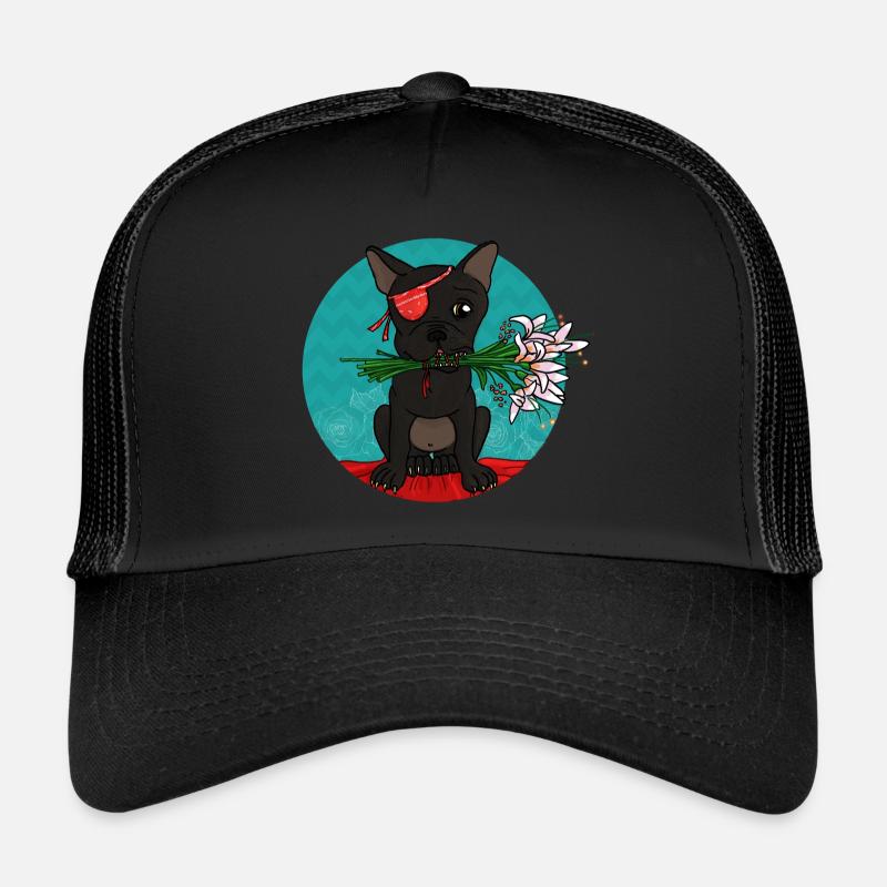 French Boule - Casquette trucker  - noir/noir
