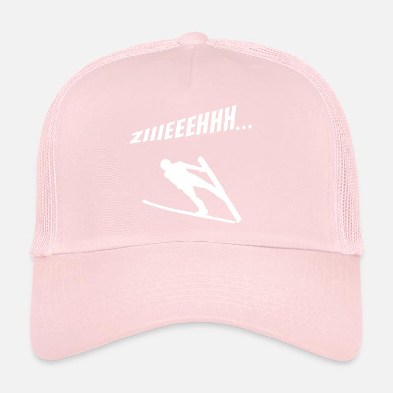 Ski jumpers pull Trucker Cap