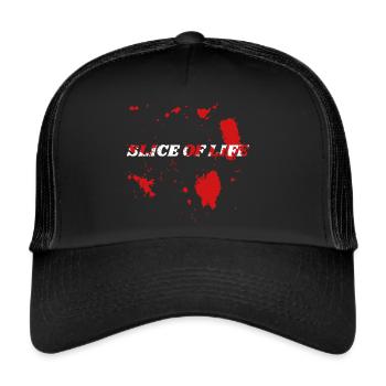 slice of life - Trucker Cap - black/black - Front