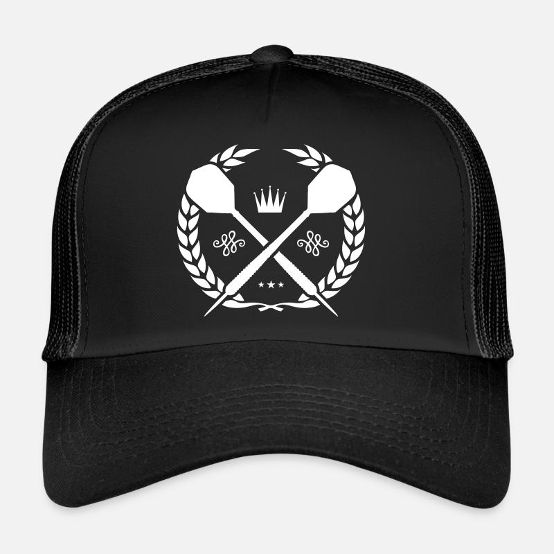 fléchettes fléchette flèche couronne Casquette trucker 