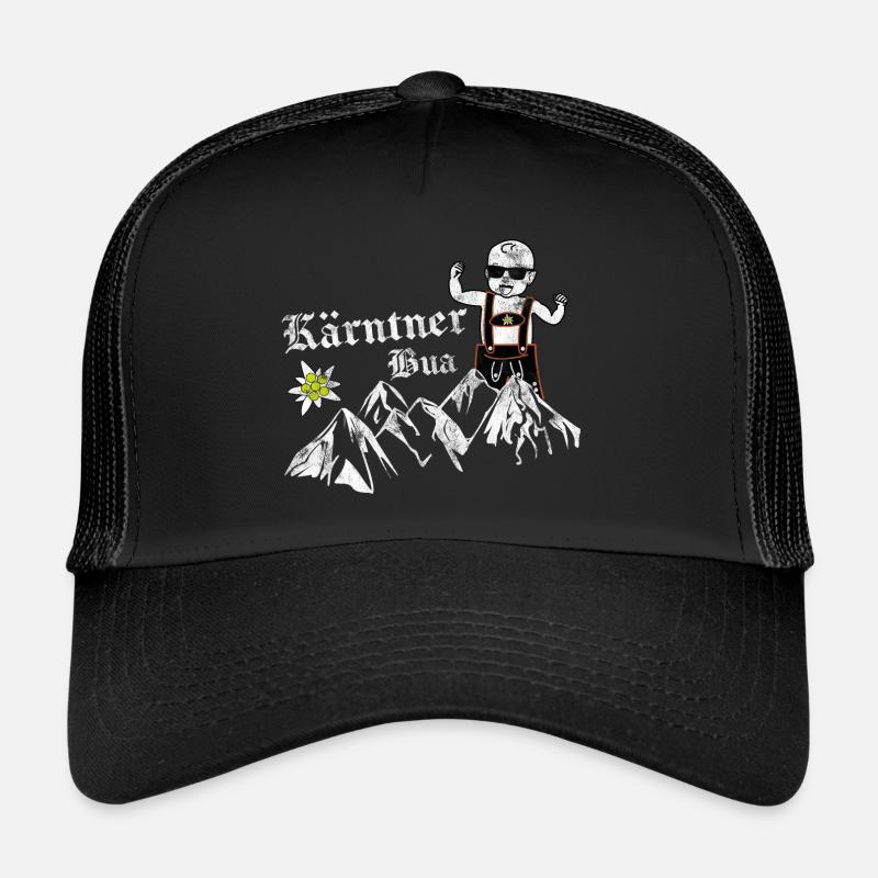 Kärnten Seen Kärntner Nudel Bua Lausbua Geschenk Trucker Cap