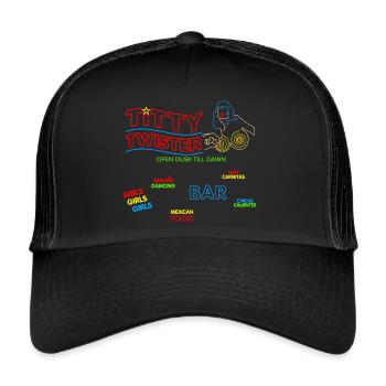 Titty twister - Trucker Cap - black/black - Front