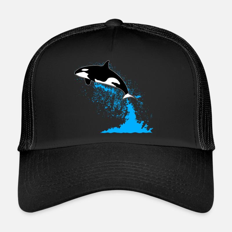 Orca, killer whale, killer whale, killer whale, sea Trucker Cap