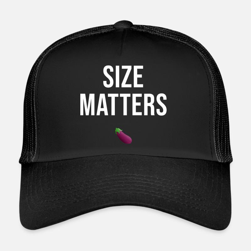 Size Matters Aubergine Trucker Cap