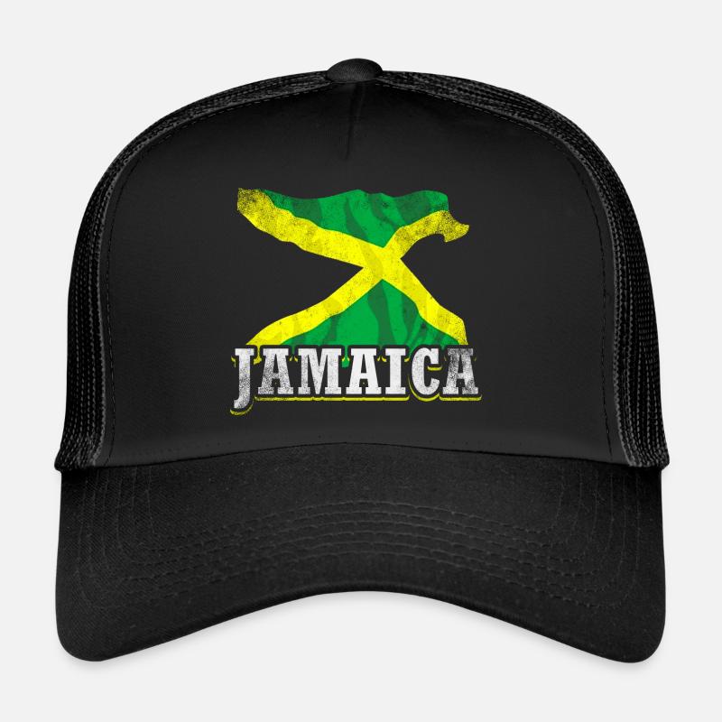 Jamaica Flag Trucker Cap